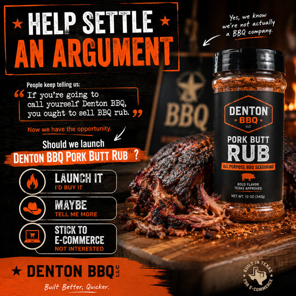 Denton BBQ Pork Butt Rub?